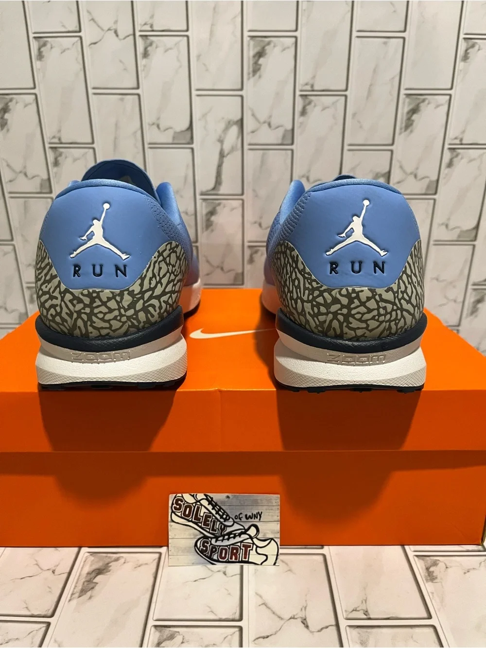 New Nike Air Jordan Racer 89 PE Player Exclusive Training Shoes UNC Tarheels Men
